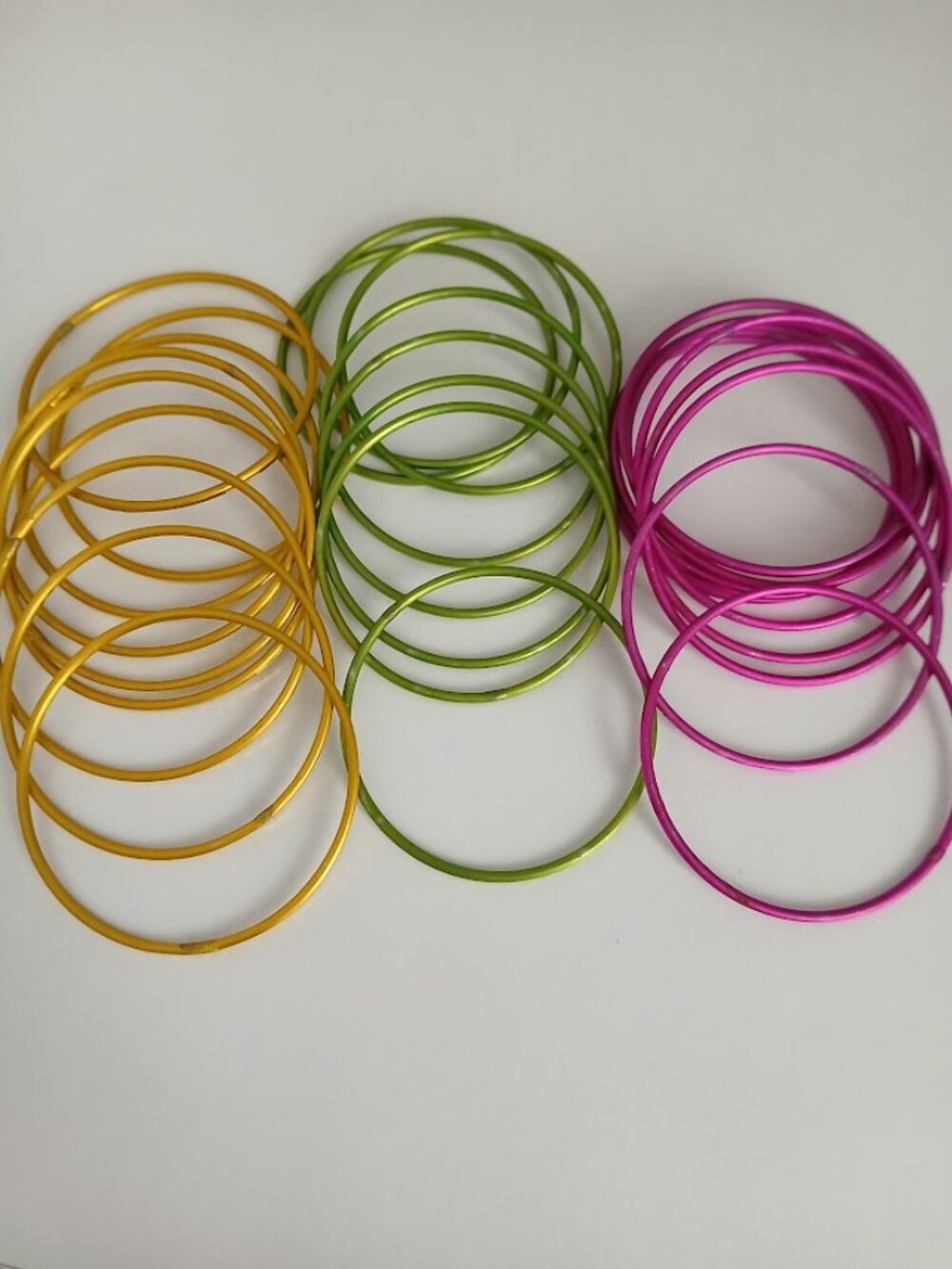Colorful Indian Bangles (3) sets - size S/M